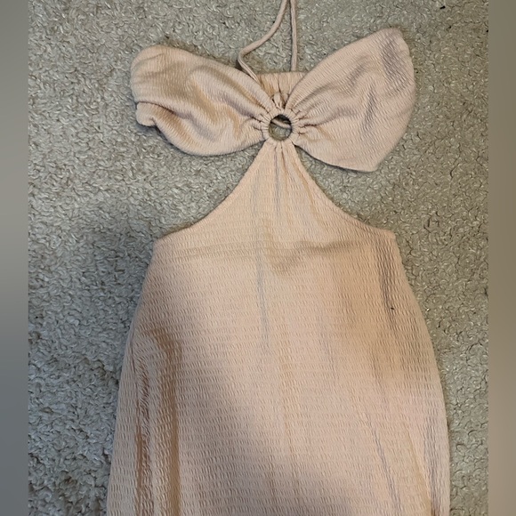 Bloomingdale’s light pink cut out beach maxi dress size small - Picture 6 of 13